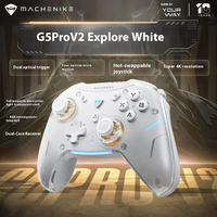 Machenike G5 Pro V2 Gamepad Óptico con Joystick Hall para PC STEAM, Control Inalámbrico BT con Gatillos Hall