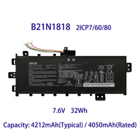 B21N1818 B21Bn2H B21BnEH baterai Laptop asli untuk ASUS VivoBook 17 X712FA S712EA 15 X512JA baterai Notebook isi ulang