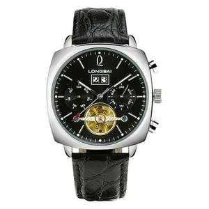 Men's Automatic Flybridge <b>Mechanical</b> <b>Watch</b> Water-resistant Square Men's <b>Watch</b> - Product Image 6