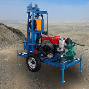 230m 디젤 엔진 동력 지질 탐사 드릴링 머신 유압 깊은 우물 드릴링 리그 코어 부품 - Product Image 5