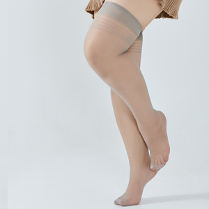 Bas cuissardes pour femmes aux cuisses épaisses, extra longs, opaques, au-dessus du genou, grande taille - Product Image 5
