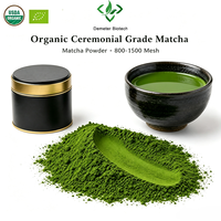 Poudre de Matcha Cérémonial Bio Demeter OEM Certifiée UE & USDA 30g 50g 100g en Boîte Métallique Marque Privée Vente en Gros