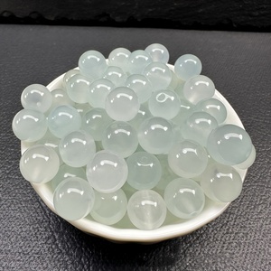 Perle Sciolte PFT in Giada Hotan <span class=keywords><strong>Smeraldo</strong></span> Ghiaccio, Viola Fumo, Blu Acqua, Gemme Multiple per Gioielli Fai da Te, Bracciali e Collane - Product Image 4