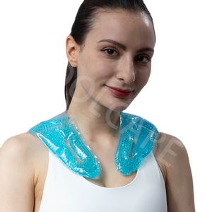 Paquete de terapia de frío y caliente reutilizable con cuentas de Gel, compresa fría y caliente Flexible para <span class=keywords><strong>espasmos</strong></span> de <span class=keywords><strong>cuello</strong></span>, alivio del estrés y alivio del dolor - Product Image 1