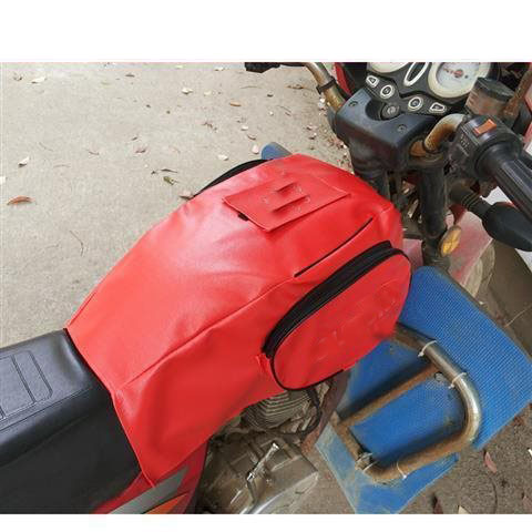 Chaqueta impermeable roja del tanque (grueso medio)