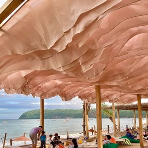 Vento-azionato da soffitto tenda di garza decorazioni per festa nuziale <span class=keywords><strong>sala</strong></span> matrimonio soffitto sospeso <span class=keywords><strong>tende</strong></span> di nozze - Product Image 4