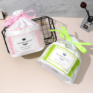 Customized Pe <b>Drawstring</b> <b>Bags</b> With Logo Printing Made In Yiwu For Cotton Towel Packaging - Product Image 2