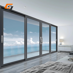 Porte coulissante en aluminium GS pour terrasse sur le toit avec vue panoramique en verre - Product Image 2