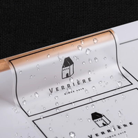 Impression d'autocollants personnalisés en PET imperméables, logo transparent, étiquettes adhésives pour l'emballage et la présentation d'aliments, de miel et de produits de boulangerie