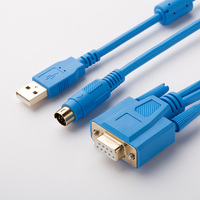 AMSAMOTION AB SLC 5/03/04/05 USB-GPW-CB03 Kabel Pemrograman PLC Industri Isolasi PVC Konduktor Tembaga 0~45 Kontrol
