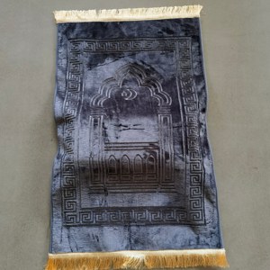 Chất Lượng Cao Sang Trọng Arabic Hồi Giáo Hồi Giáo Đặc Biệt Hình Cầu Nguyện Thảm Dày Độn Thảm Với Tua Hiện Đại Chất Liệu Polyester - Product Image 4