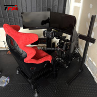 Simulateur de course VR 3D commercial, 4 axes dynamiques, trois écrans, jeu de conduite automobile, machine de réalité virtuelle immersive, parc à thème