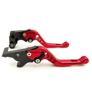 Frein à Main de Moto Modifié pour YAMAHA R3 R25 Forme de Coeur 3D Grain Double Réglable Poignée Levier de Frein - Product Image 4