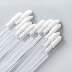 Varitas Aplicadoras de Brillo Desechables, Varillas de Cristal, Brochas de Labios con Esponja, Hisopos de Algodón para Maquillaje - Product Image 4