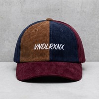 Cappellino da Baseball in Corduroy di Lusso con Logo Personalizzato Ricamato, 5 Pannelli, Profilo Medio, Stile Papà, Morbido al Tatto, Copricapo Invernale
