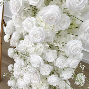 عرس الديكور زهرة أو القرن الحرير خلفية الزفاف الاصطناعي قوس - Product Image 4