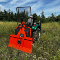Winche Forestal OEM W55M para Tractor, Winche de Arrastre de Troncos con Enganche de 3 Puntos, Cadenas de Seguridad, Fuerza de Tracción de 55KN para Distribuidores en EE. UU.