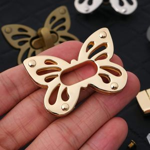 LARATH Pieces Butterfly Shaped Clasp Turn Lock Metal <b>Purse</b> Twist Lock Closure Exquisite Practical Bag Buckles For DIY Craft Hand - Product Image 3