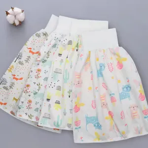 Bán Buôn Cotton Tùy Chỉnh Chất Lượng Cao Thoáng Khí Đi Tiểu Tã Quần Không Thấm Nước Đào Tạo Bé Tã Váy