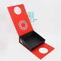 Boîte cadeau du Nouvel An faite à la main, exquise, écologique, réutilisable, design ajouré haut de gamme, cadeaux de fêtes, emballage en papier premium, magnétique