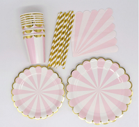 Assiettes rondes jetables en papier écologiques en gros avec logo personnalisé pour fêtes et événements