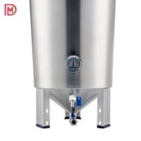 Machine à brasser à domicile de 30 L, fermentateur conique, similaire à l'équipement de fermentation Guten, réservoir de fermentation en acier inoxydable pour la maison