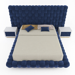 MEIJIA <span class=keywords><strong>Platform</strong></span> King Hiện Đại Kích Thước Gỗ Comforter Set Luxury Vòng <span class=keywords><strong>Red</strong></span> Nữ Hoàng 6 Piece Trắng Vàng Giường - Product Image 5