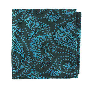 مخصص بيزلي منديل بوليستر مربعات جيب للرجال فاخر منديل جيب للرجال - Product Image 6