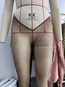 Collants de carnaval à coupe en V, petite trame, différentes couleurs de peau, sans paillettes - Product Image 3