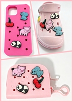 Breloques de chaussures en PVC design, ornements de chaussures animaux de dessin animé, accessoires de chaussures en PVC souple personnalisés pour sabots et sandales, faible MOQ