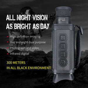 LUXUN dijital gece görüş monoküler 1080p Full HD fotoğraf ve Video taşınabilir kızılötesi gece görüş gözlüğü gündüz & gece avcılık - Product Image 5