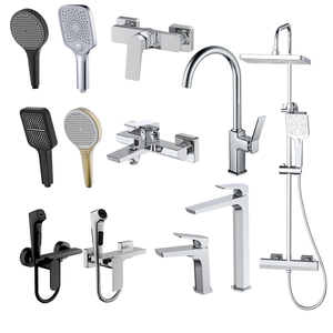 Rubinetto Miscelatore Moderno in Ottone Spazzolato Oro PVD per Lavabo, Montaggio su Piano - Product Image 6