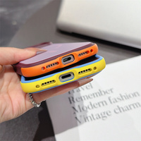 Casing Ponsel Magnetik Anti Jatuh Empat Sudut dengan Blok Warna dan Airbag untuk iPhone 17 18 Pro Max, Pelindung Ponsel Tahan Guncangan untuk iPhone 18