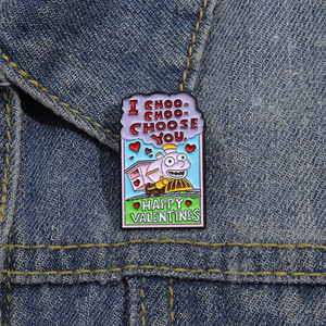 Badge amusant et original de <span class=keywords><strong>Thomas</strong></span> le Petit Train, inspiré des dessins animés et films japonais - Product Image 5