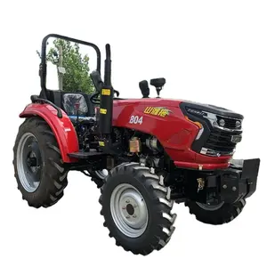 804 penggerak empat roda pertanian multi silinder traktor rumah kaca 704 gigi empat roda