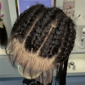 Perruque Full Lace en Vison Cheveux Péruviens Attachés à la Main avec des Cheveux de Bébé 12 "16" 20 "30" Options de Longueur - Product Image 1