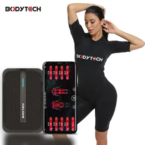 Sem fio ems fitness sistema/músculo estimulador terno/corpo inteiro estimulação elétrica dispositivo