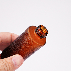 Đa năng 50ml hổ phách Ice nứt mỹ phẩm <span class=keywords><strong>Frosted</strong></span> hổ phách 100ml Kem dưỡng da thủy tinh không có không khí bơm chai và Chai nhỏ giọt - Product Image 2