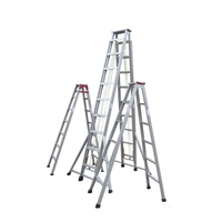 Échelle d'ingénierie, escalier de levage, échelle pliante droite en alliage d'aluminium, bon prix