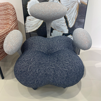 Fauteuil individuel créatif nordique, chaise ballon magique au design irrégulier élégant, fauteuil d'appoint pour chambre, fauteuil minimaliste