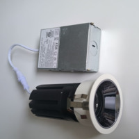 Spot LED encastré moderne en aluminium haute puissance 5 CCT 3 CCT CRI 98 anti-éblouissement, dimmable 0-10V, certifié CCC, garantie 5 ans