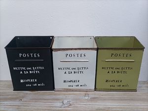 Boîte aux lettres murale rétro en <span class=keywords><strong>fonte</strong></span> étanche, pot de fleurs mural en fer forgé, bassin mural adapté aux balcons de gîtes - Product Image 4