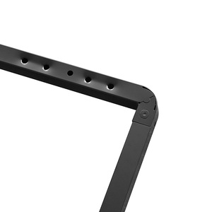 Esle Bed <b>Frame</b> Black Metal Zinc Alloy Industrial Design Bedroom Furniture Support <b>Frame</b> - Product Image 3