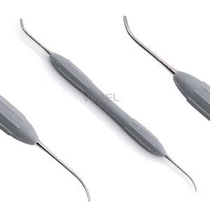 7 unids/set de instrumentos de llenado compuesto de resina Dental con caja de autoclave Kits de restauración estética con mango de silicona - Product Image 5