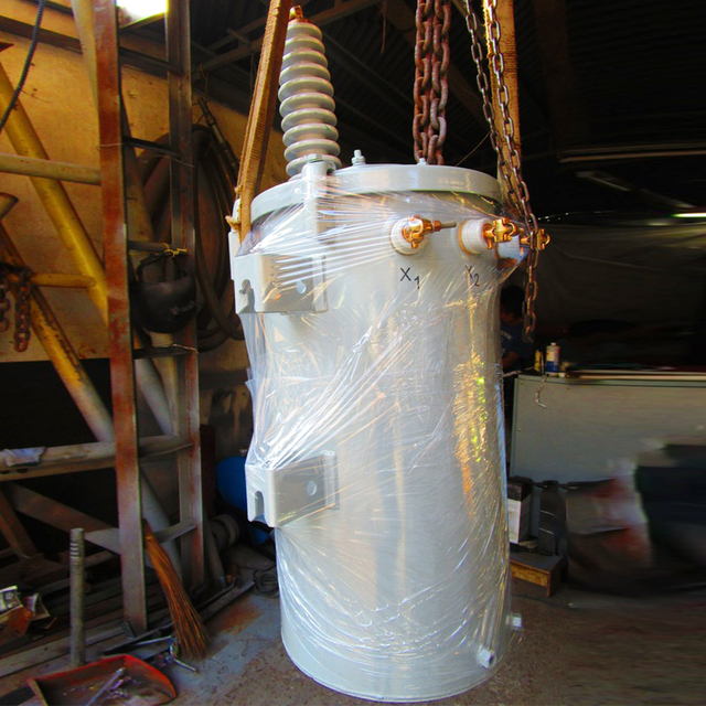 HENTG Outdoor Single Phase Overhead Pole Mounted Power Distribution Transformer 6350v 11kv 13.2kv 7620v 13.8kv 15 Kv