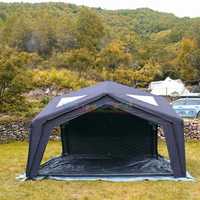 Vente en gros de tente gonflable 420d quatre saisons, tente de camping pneumatique, gonflable portable, classique, avec pompe à air électrique