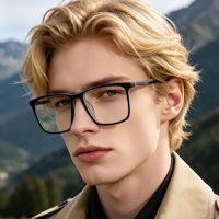 Gafas de Computadora Ultraligeras de Moda 2026 con Logotipo Personalizado, Monturas Cuadradas con Bisagras de Resorte TR90, Anti Luz Azul, para Hombre y Mujer
