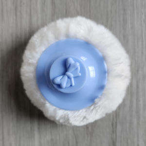 Mixed Procurement Low Price Baby Powder Puff with Box <b>in</b> Opp Bag Supplier for Direct Selling Wide Mouth 3 Colors - Product Image 4