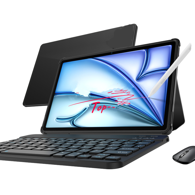 Wholesale 10.1 Inch Android Tablet PC with MTK Keyboard Case Mouse New Entertainment Device That Supports 4G 5G SIM GSM Network