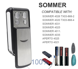 Sommer 4031v000 <span class=keywords><strong>868</strong></span> <span class=keywords><strong>MHz</strong></span> LED cầm tay điều khiển từ xa cho cửa nhà để xe động cơ Home-AC ánh sáng tự động TX03-<span class=keywords><strong>868</strong></span>-4 Transmitter - Product Image 5